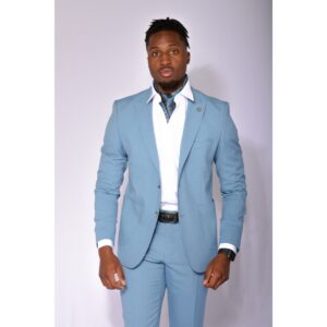 Bt Light Blue Suit 2Pc