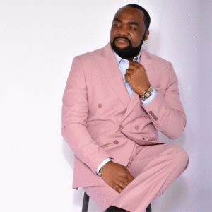 BT Double-breasted Mauve Color 2pc suit