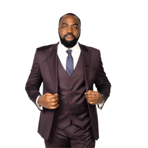 Burgundy 3-Piece Men’s Suit