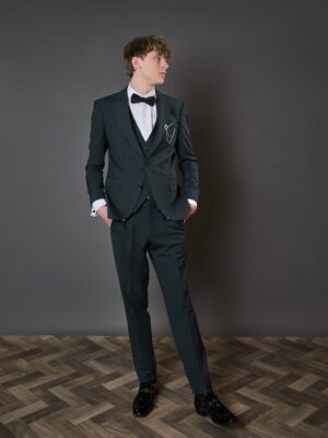 3-Piece Forest Green Suit