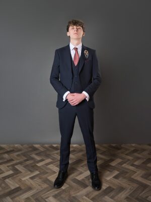 3PC Midnight Navy Blue Suit